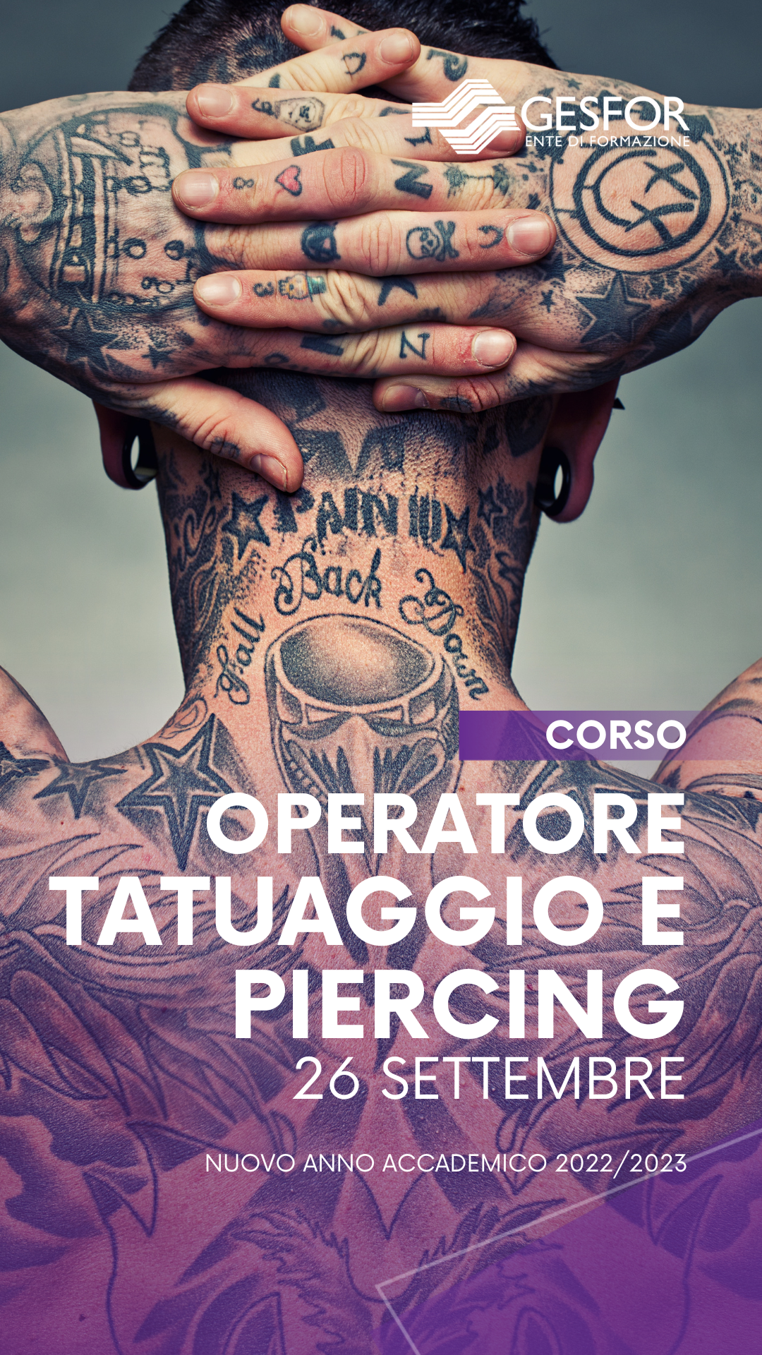 CORSO OPERATORE TATUAGGIO & PIERCING
